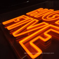 Unbreakable wall mounted led neon letter sign custom neon design letter advertising neon sign